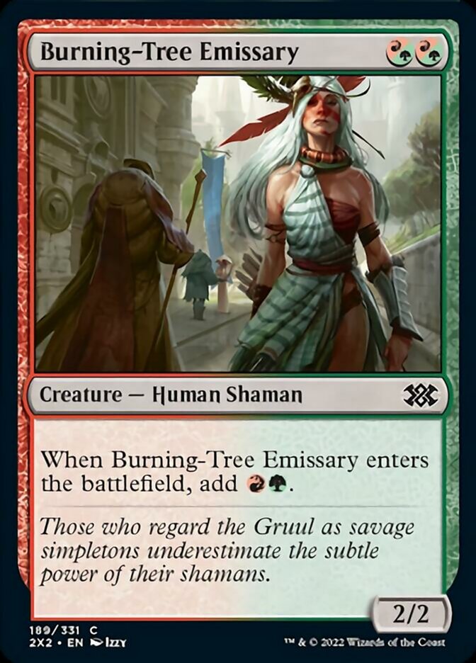 Burning-Tree Emissary [Double Masters 2022] | GrognardGamesBatavia