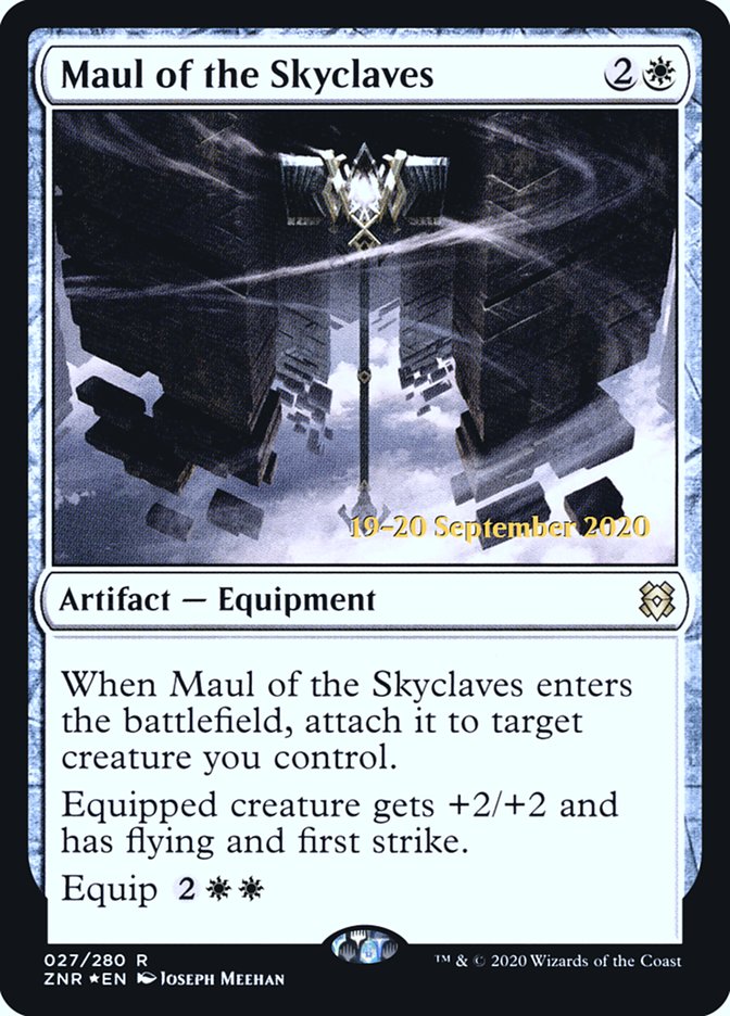 Maul of the Skyclaves [Zendikar Rising Prerelease Promos] | GrognardGamesBatavia