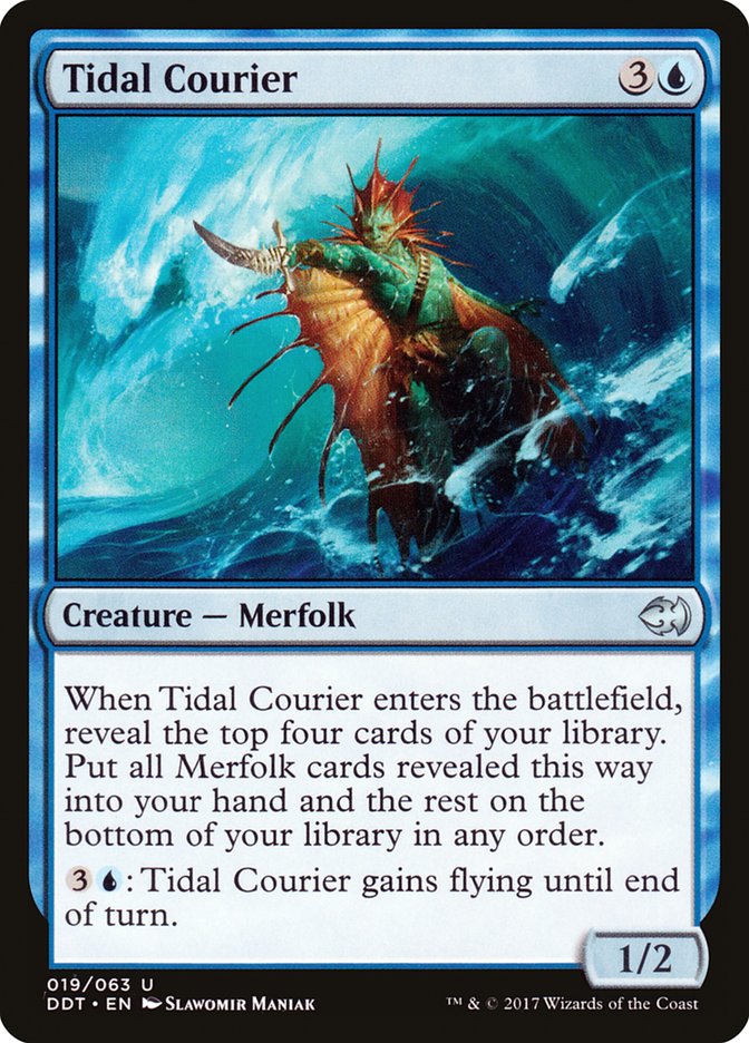 Tidal Courier [Duel Decks: Merfolk vs. Goblins] | GrognardGamesBatavia