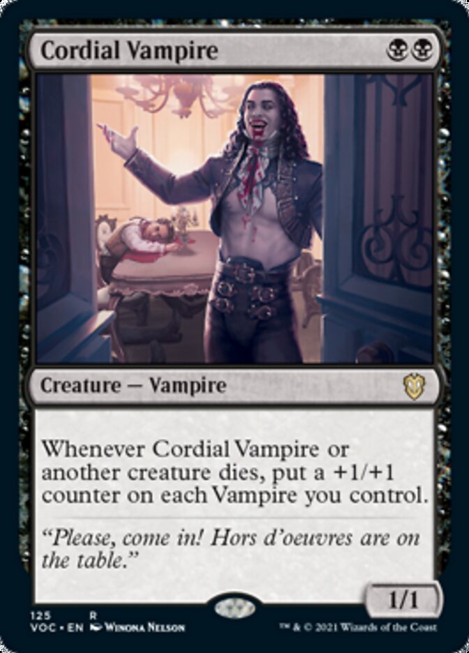 Cordial Vampire [Innistrad: Crimson Vow Commander] | GrognardGamesBatavia