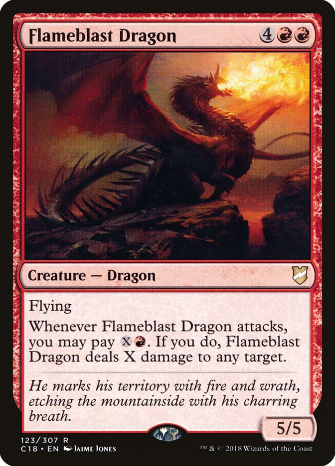 Flameblast Dragon [Commander 2018] | GrognardGamesBatavia