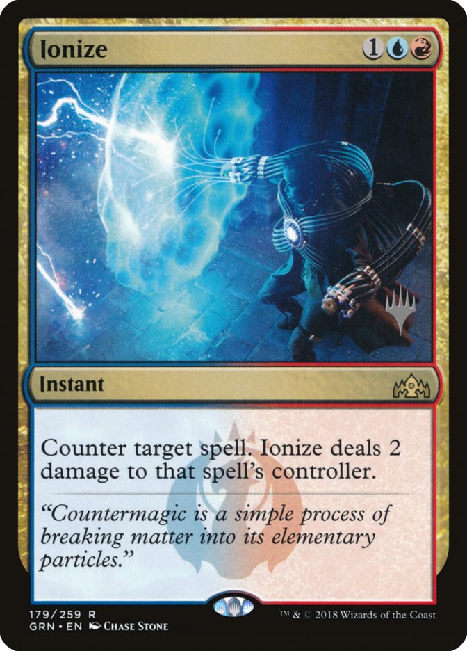 Ionize (Promo Pack) [Guilds of Ravnica Promos] | GrognardGamesBatavia