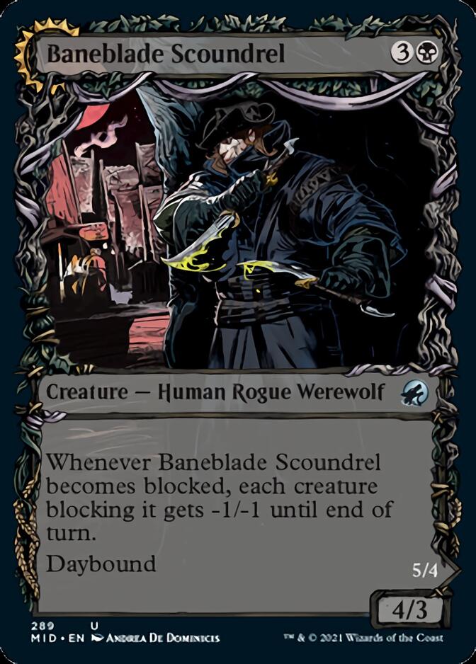 Baneblade Scoundrel // Baneclaw Marauder (Showcase Equinox) [Innistrad: Midnight Hunt] | GrognardGamesBatavia