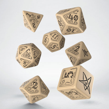 Call of Cthulhu Dice Set - Bone | GrognardGamesBatavia