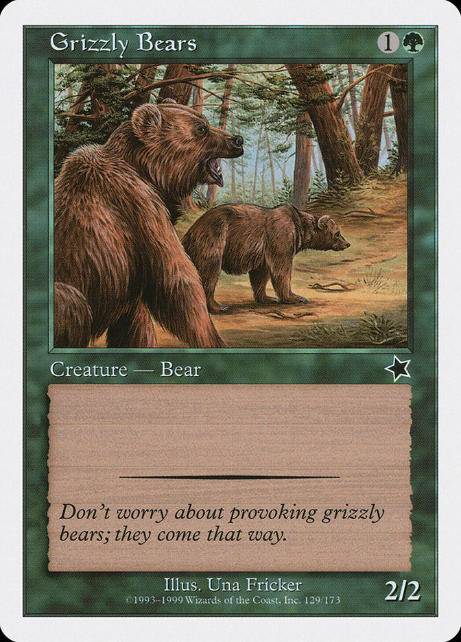 Grizzly Bears [Starter 1999] | GrognardGamesBatavia