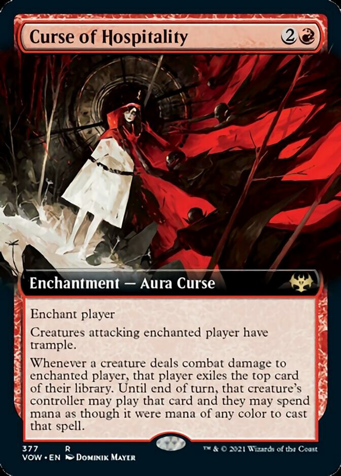 Curse of Hospitality (Extended Art) [Innistrad: Crimson Vow] | GrognardGamesBatavia