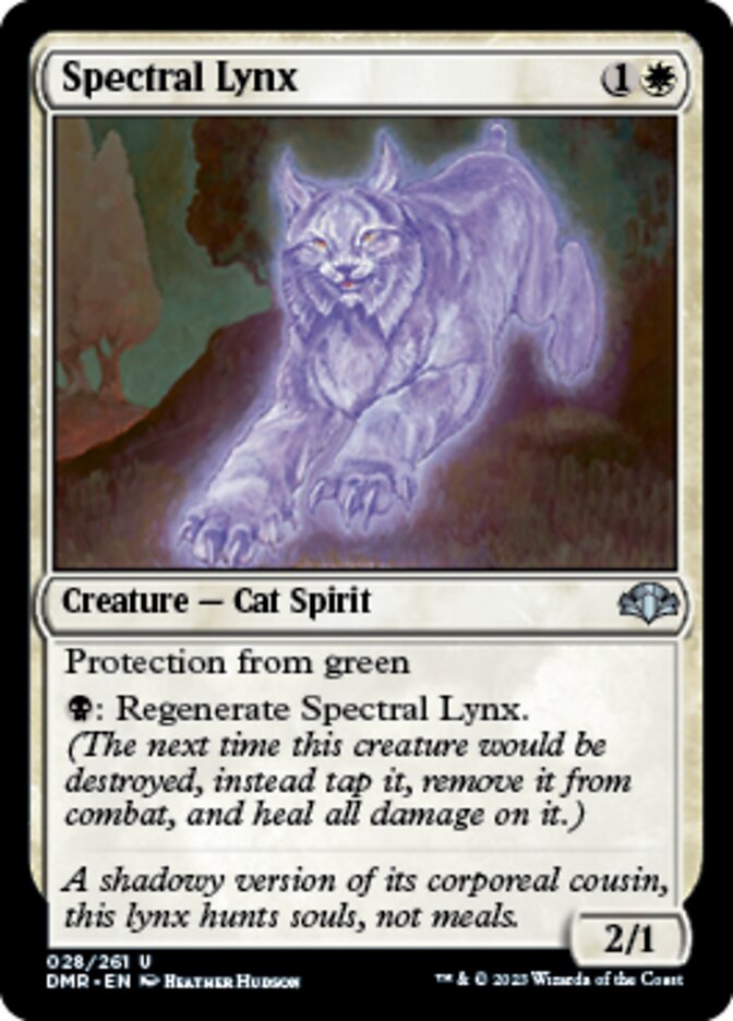 Spectral Lynx [Dominaria Remastered] | GrognardGamesBatavia