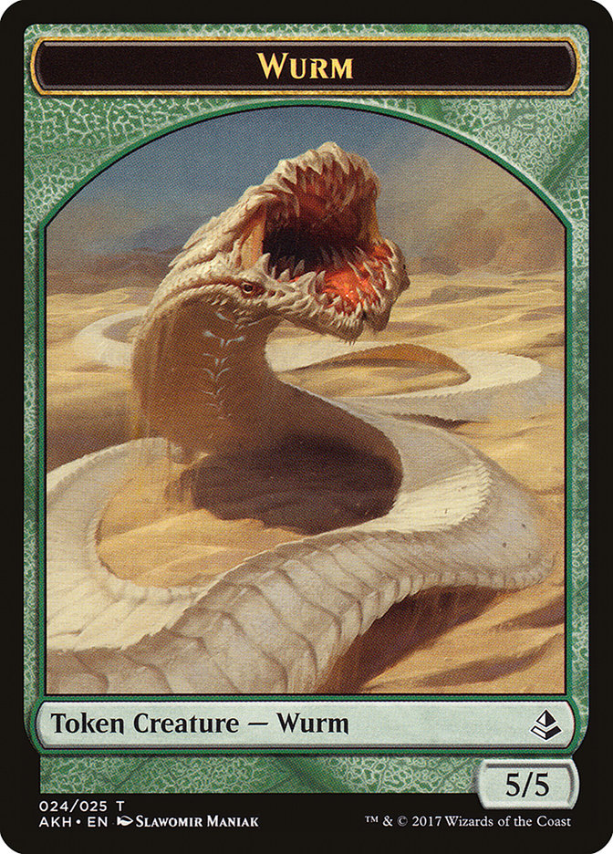 Wurm Token [Amonkhet Tokens] | GrognardGamesBatavia