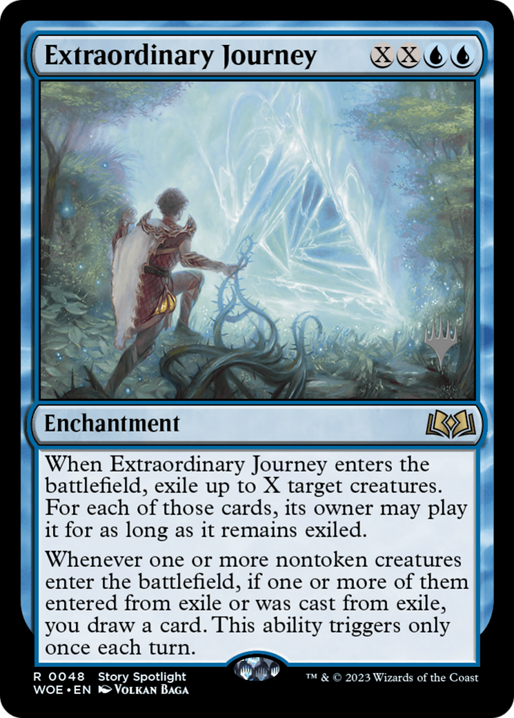 Extraordinary Journey (Promo Pack) [Wilds of Eldraine Promos] | GrognardGamesBatavia