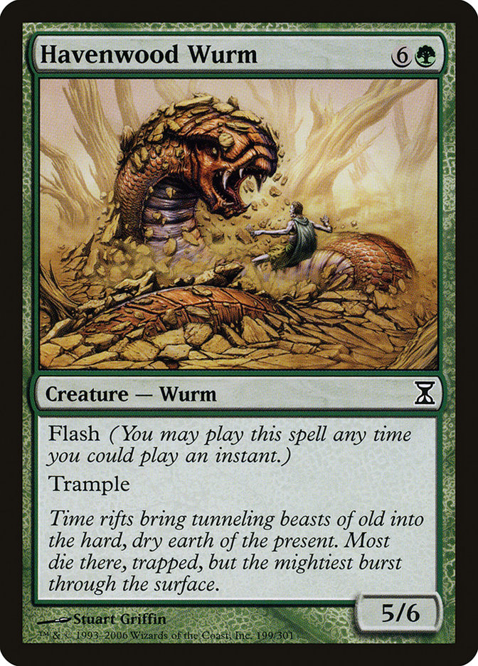 Havenwood Wurm [Time Spiral] | GrognardGamesBatavia