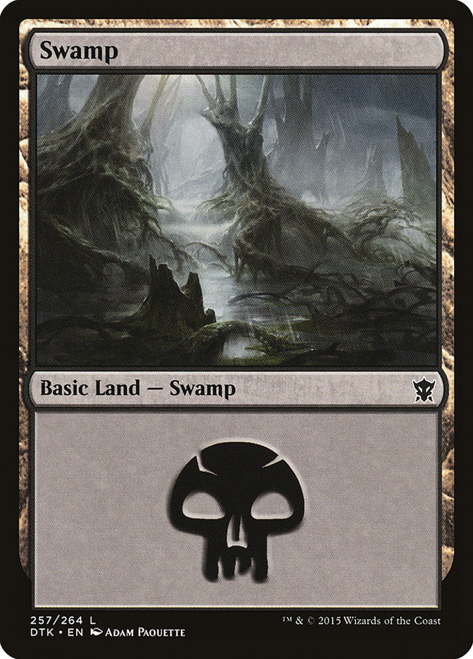 Swamp (257) [Dragons of Tarkir] | GrognardGamesBatavia