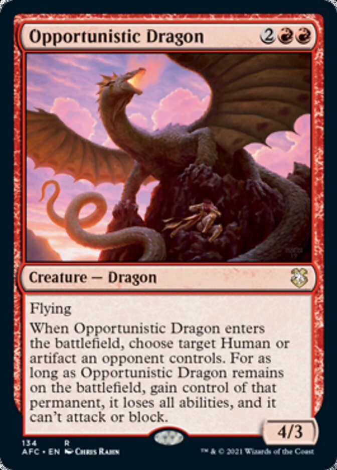 Opportunistic Dragon [Dungeons & Dragons: Adventures in the Forgotten Realms Commander] | GrognardGamesBatavia