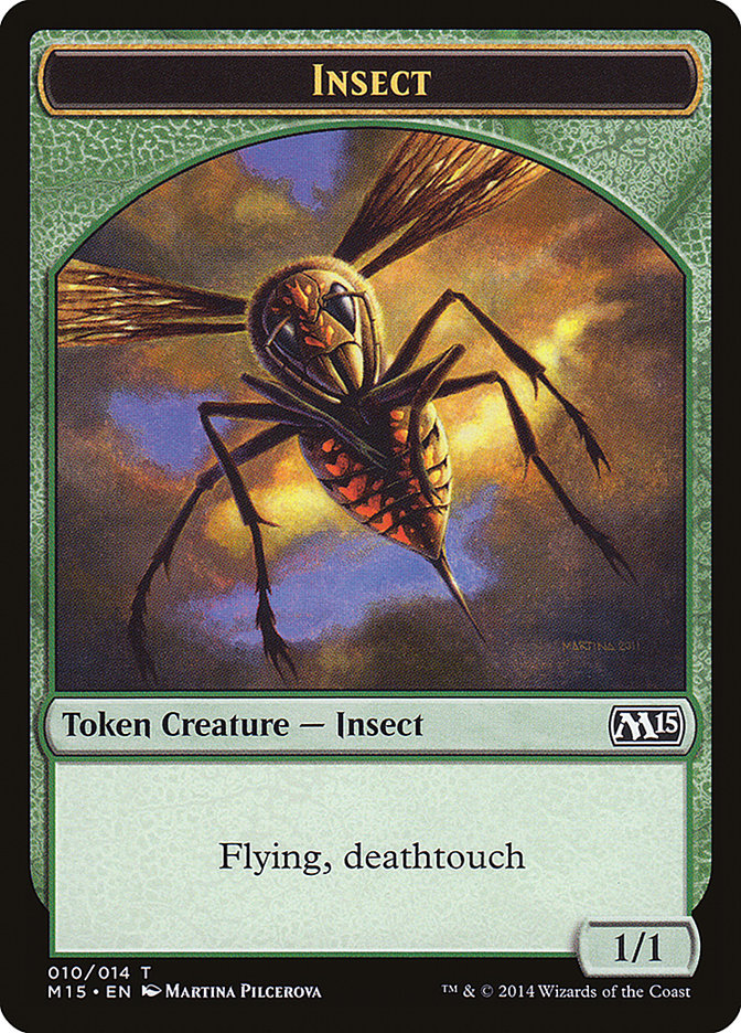 Insect Token [Magic 2015 Tokens] | GrognardGamesBatavia