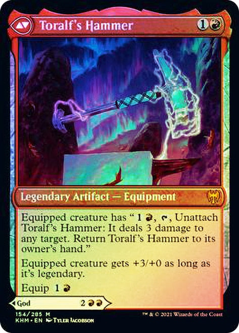Toralf, God of Fury // Toralf's Hammer [Kaldheim Prerelease Promos] | GrognardGamesBatavia
