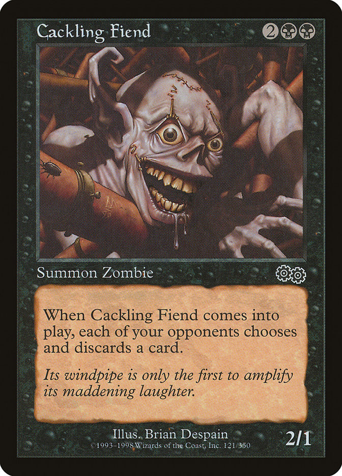 Cackling Fiend [Urza's Saga] | GrognardGamesBatavia