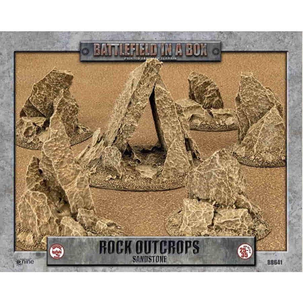 Battlefield in a Box: Rock Outcrops - Sandstone | GrognardGamesBatavia