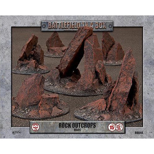 Battlefield in a Box: Rock Outcrops Mars | GrognardGamesBatavia