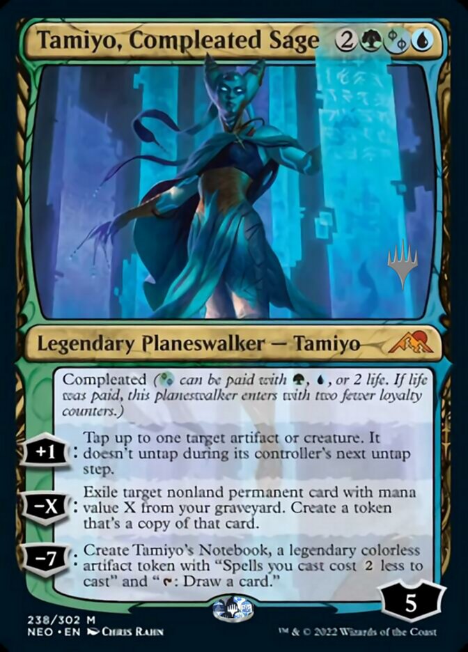 Tamiyo, Compleated Sage (Promo Pack) [Kamigawa: Neon Dynasty Promos] | GrognardGamesBatavia