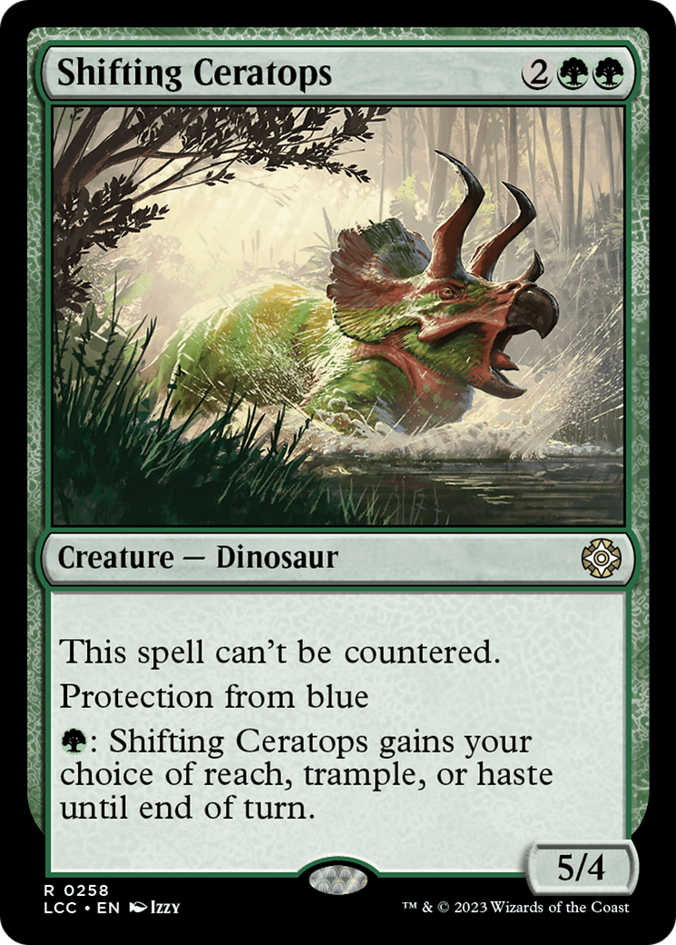 Shifting Ceratops [The Lost Caverns of Ixalan Commander] | GrognardGamesBatavia