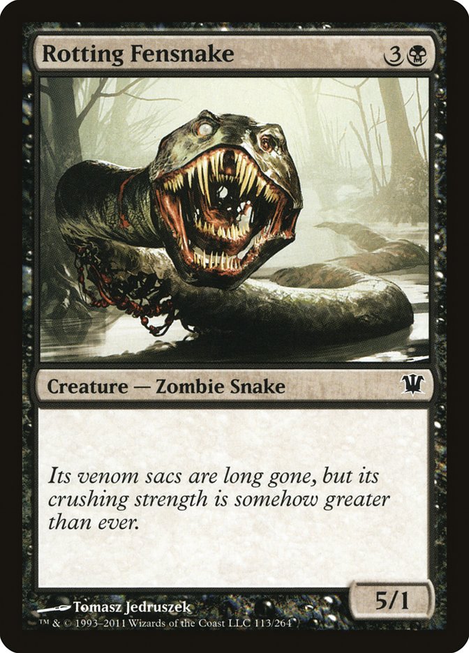 Rotting Fensnake [Innistrad] | GrognardGamesBatavia