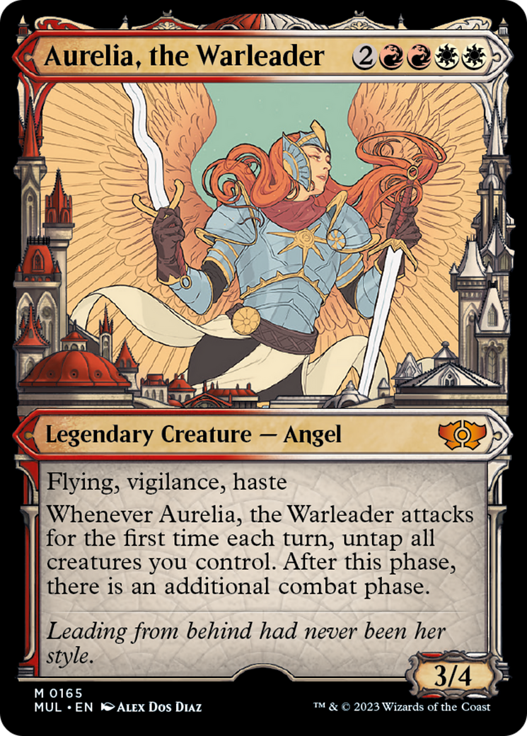 Aurelia, the Warleader (Halo Foil) [Multiverse Legends] | GrognardGamesBatavia