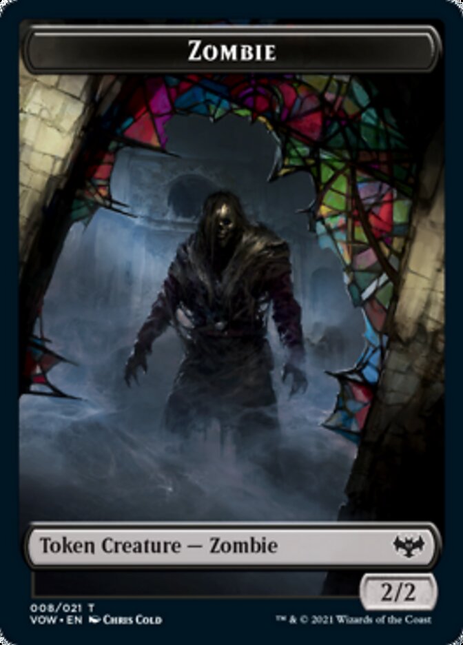 Zombie Token (008) [Innistrad: Crimson Vow Tokens] | GrognardGamesBatavia