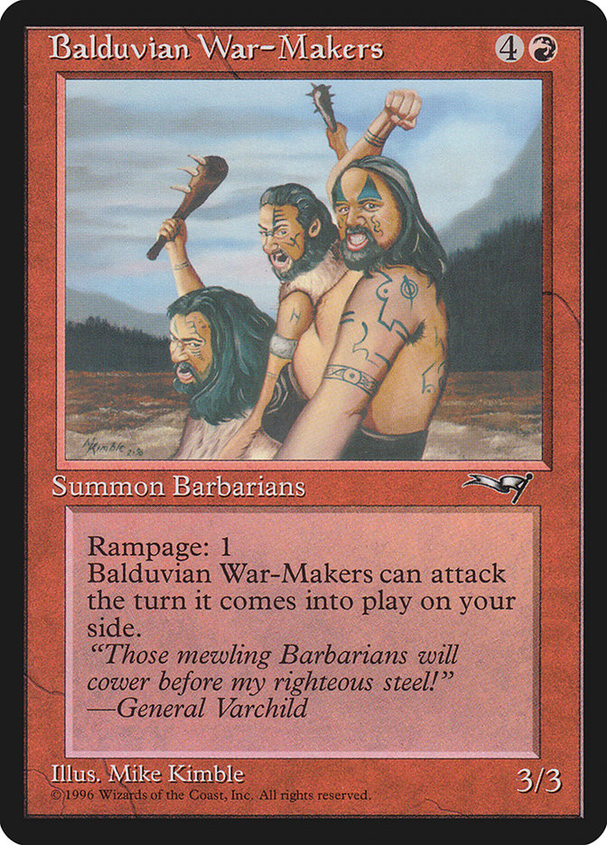 Balduvian War-Makers (Treeline Background) [Alliances] | GrognardGamesBatavia