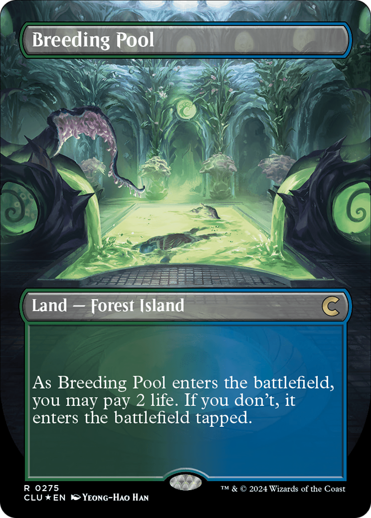 Breeding Pool (Borderless) [Ravnica: Clue Edition] | GrognardGamesBatavia