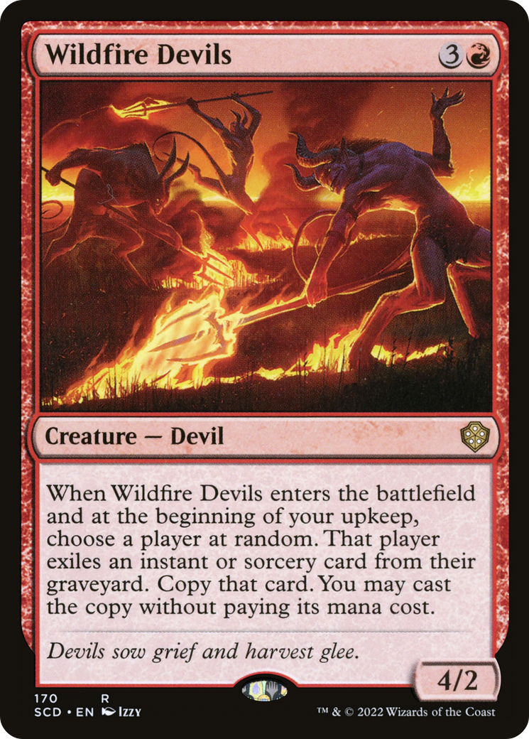 Wildfire Devils [Starter Commander Decks] | GrognardGamesBatavia