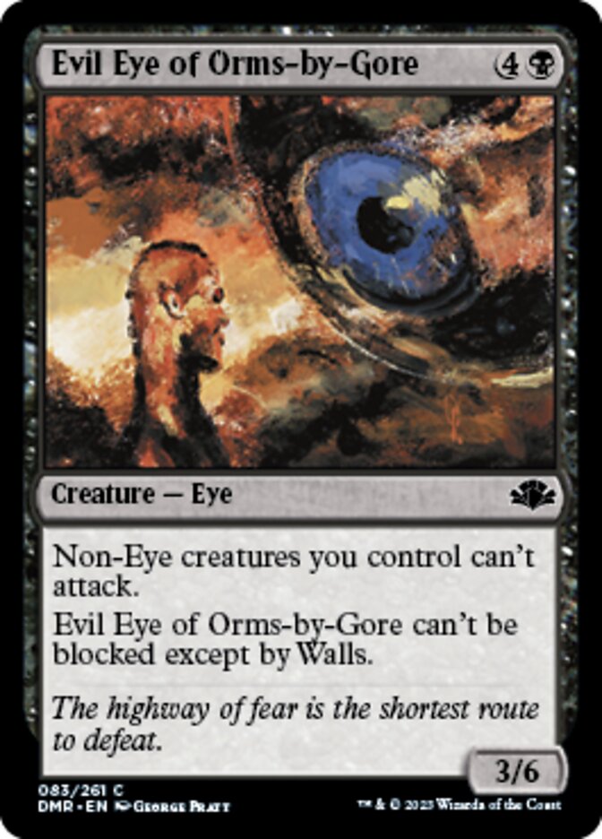 Evil Eye of Orms-by-Gore [Dominaria Remastered] | GrognardGamesBatavia