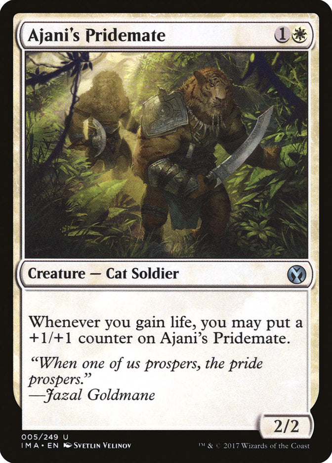 Ajani's Pridemate [Iconic Masters] | GrognardGamesBatavia