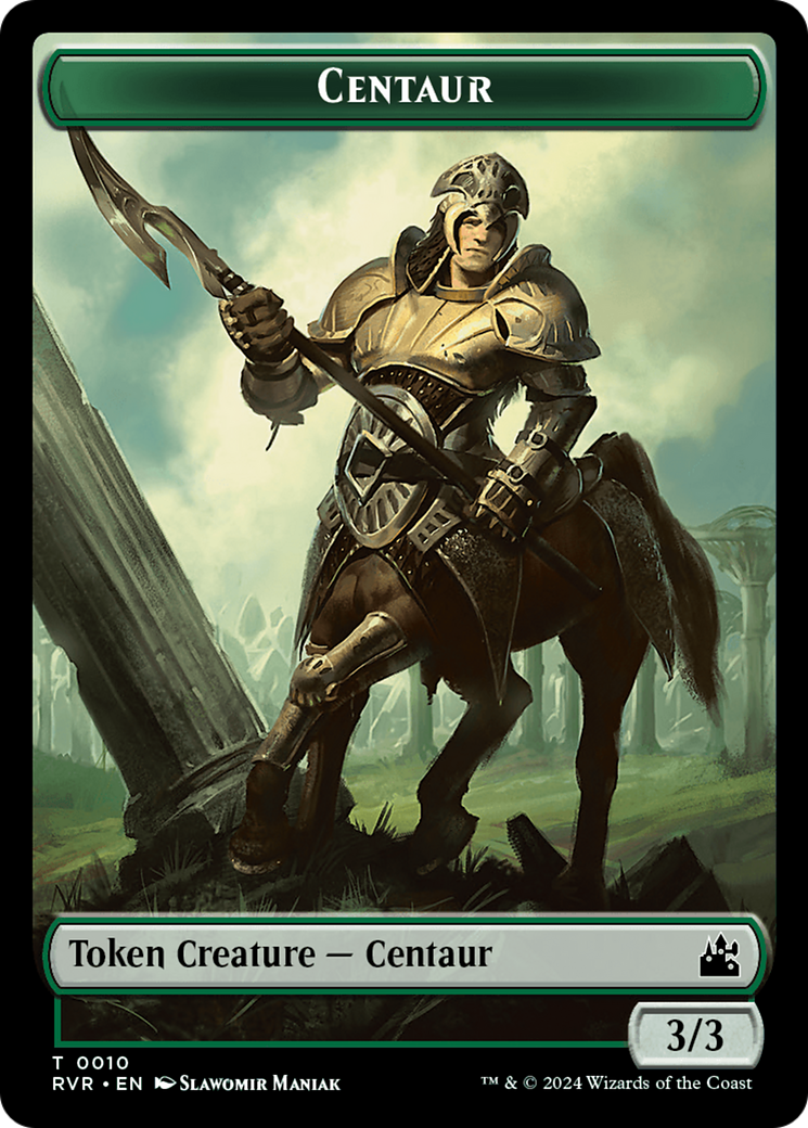 Centaur Token [Ravnica Remastered Tokens] | GrognardGamesBatavia