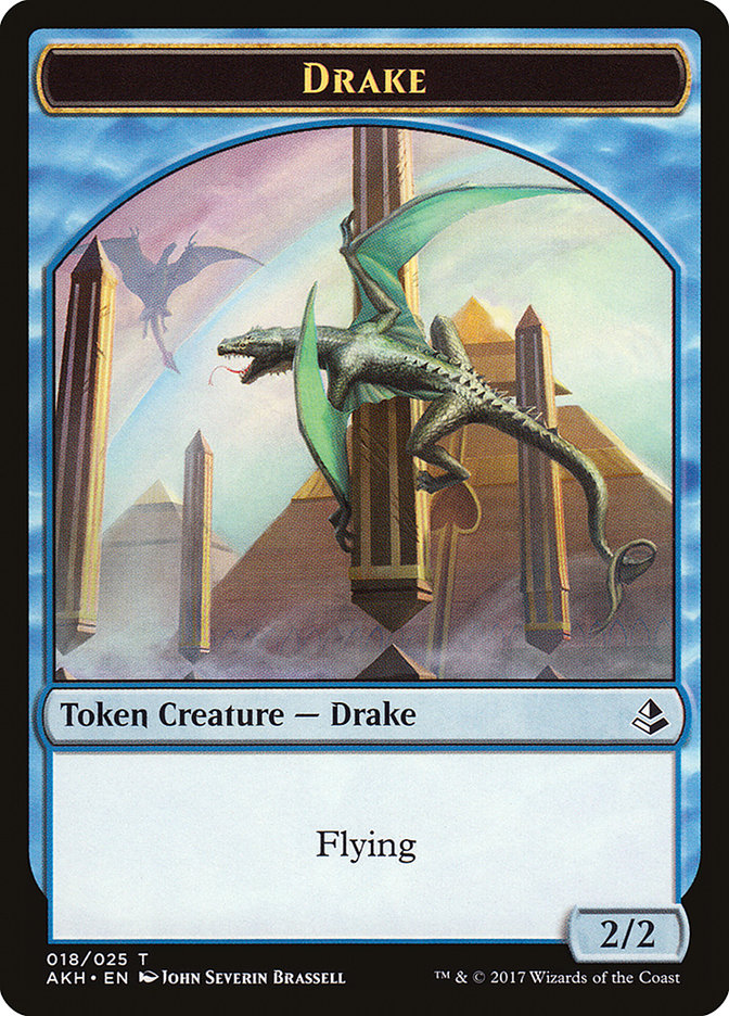 Drake Token [Amonkhet Tokens] | GrognardGamesBatavia