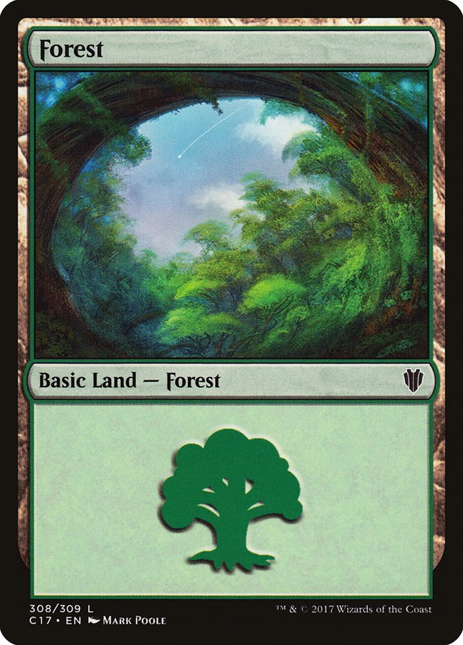 Forest (308) [Commander 2017] | GrognardGamesBatavia