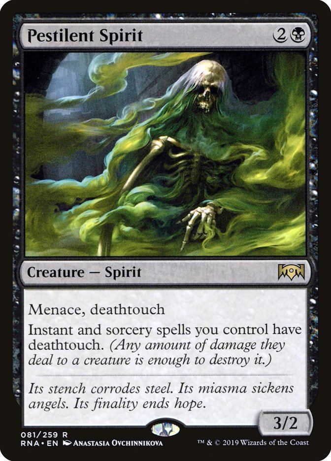 Pestilent Spirit [Ravnica Allegiance] | GrognardGamesBatavia