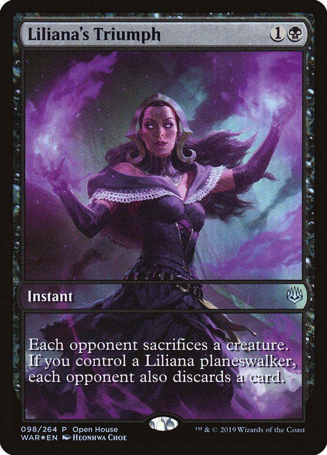 Liliana's Triumph (Open House) [War of the Spark Promos] | GrognardGamesBatavia