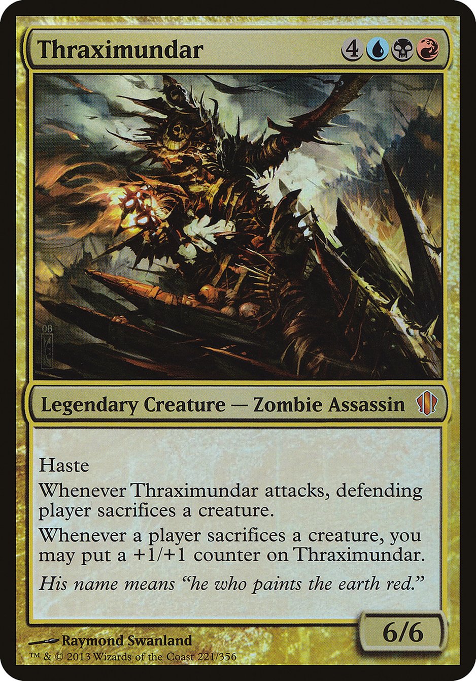 Thraximundar (Oversized) [Commander 2013 Oversized] | GrognardGamesBatavia