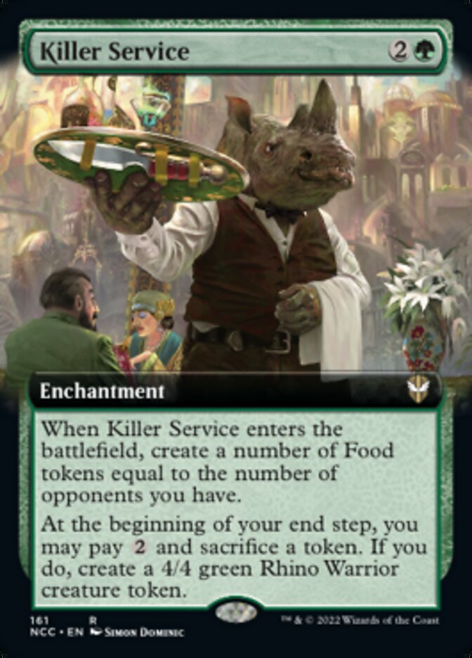 Killer Service (Extended Art) [Streets of New Capenna Commander] | GrognardGamesBatavia