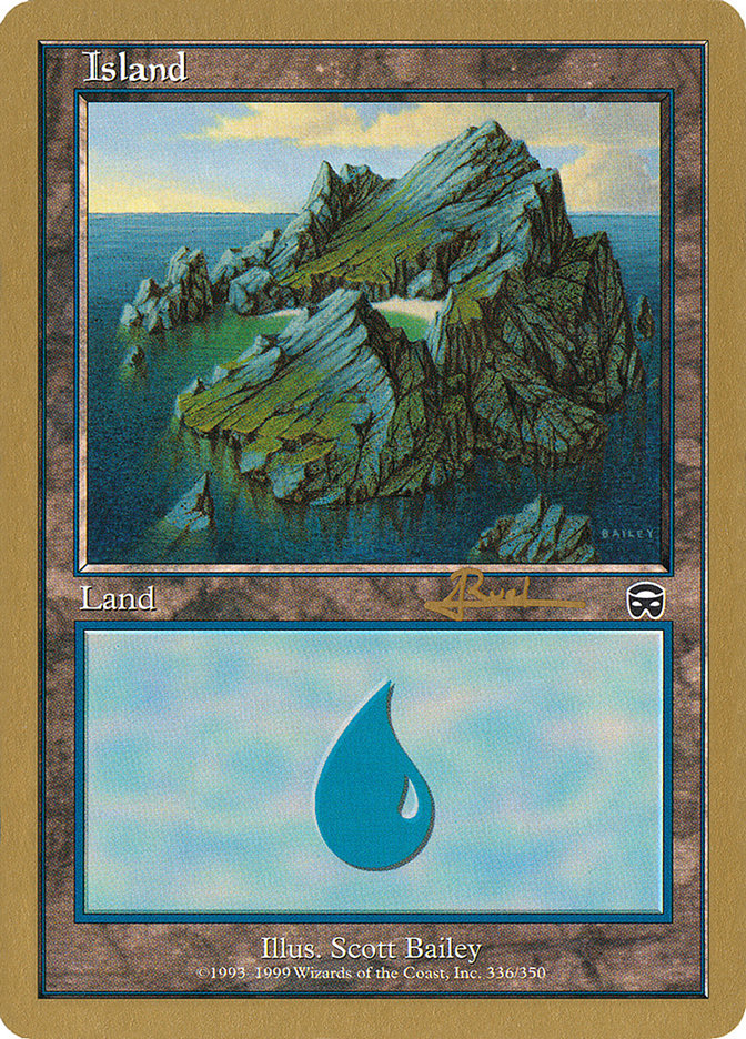 Island (ar336a) (Antoine Ruel) [World Championship Decks 2001] | GrognardGamesBatavia