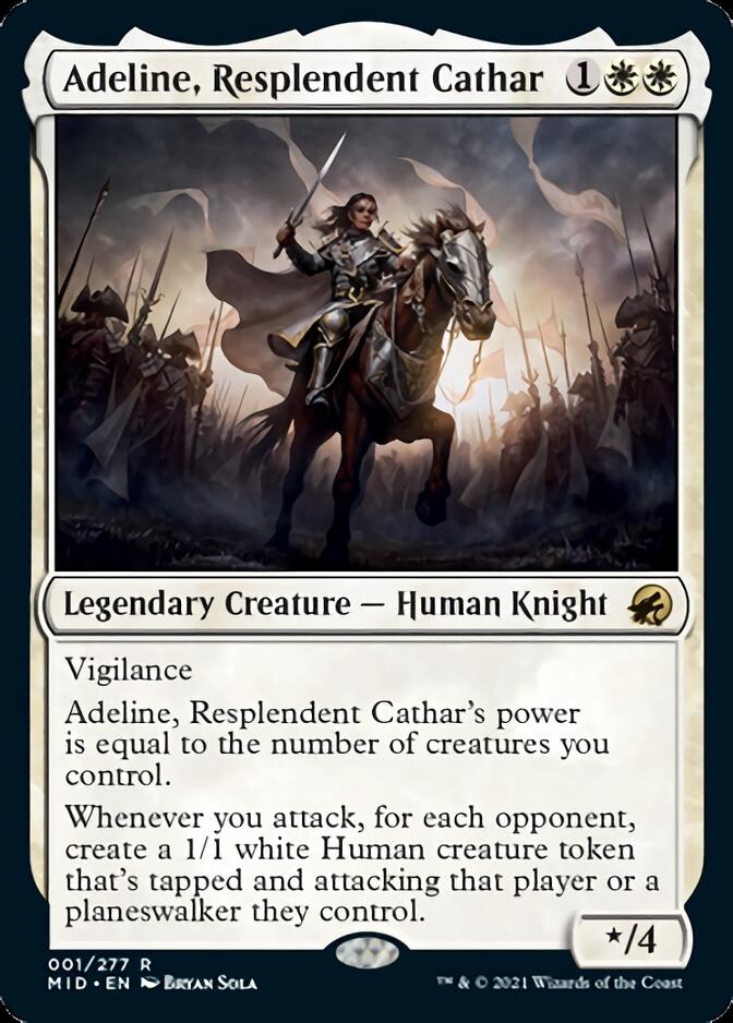 Adeline, Resplendent Cathar [Innistrad: Midnight Hunt] | GrognardGamesBatavia
