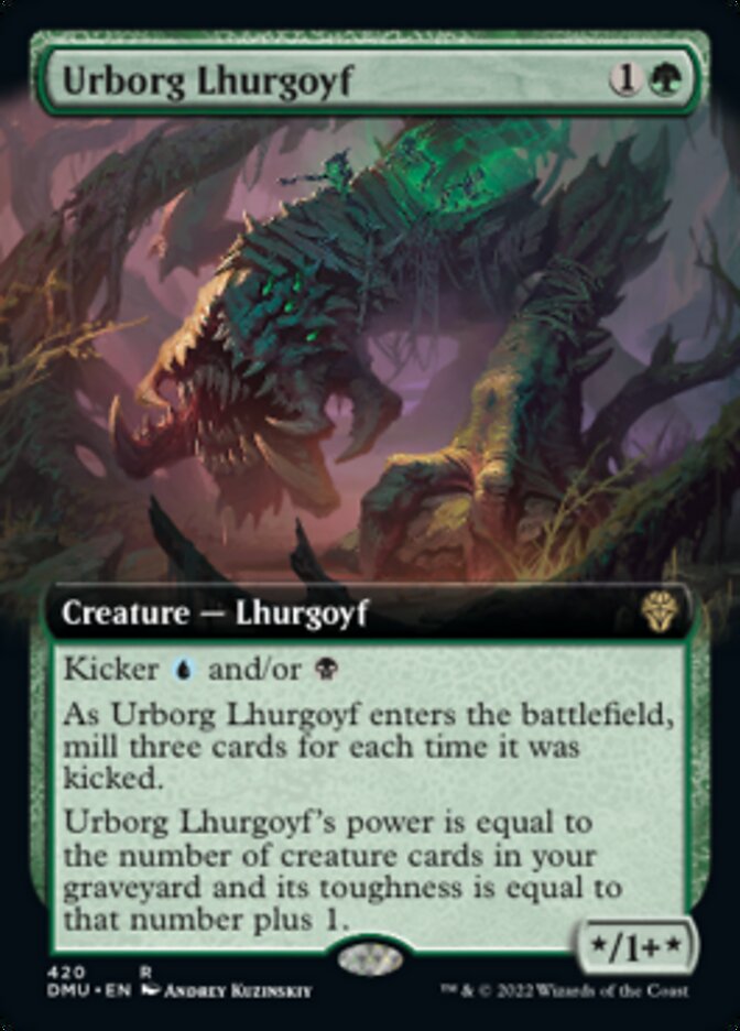 Urborg Lhurgoyf (Extended Art) [Dominaria United] | GrognardGamesBatavia