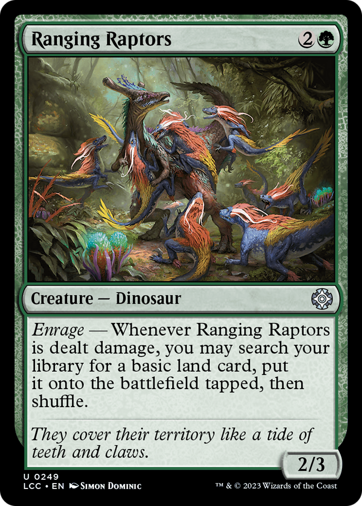 Ranging Raptors [The Lost Caverns of Ixalan Commander] | GrognardGamesBatavia