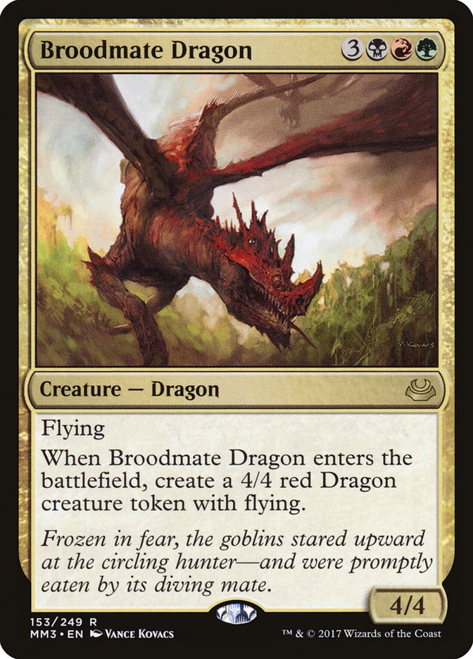 Broodmate Dragon [Modern Masters 2017] | GrognardGamesBatavia