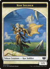 Kor Soldier // Pegasus Double-Sided Token [Commander 2014 Tokens] | GrognardGamesBatavia