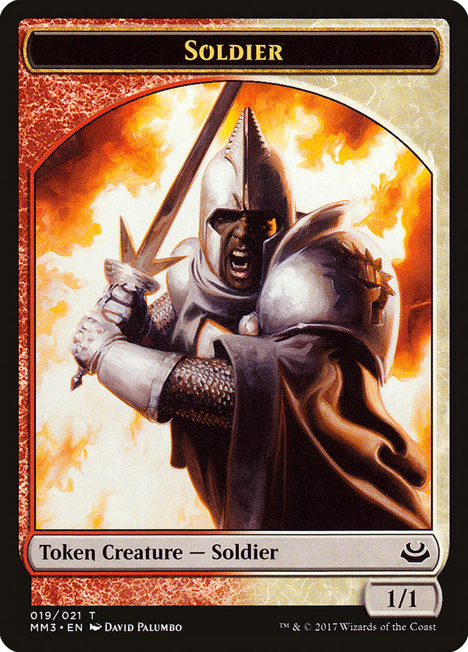 Soldier Token (019/021) [Modern Masters 2017 Tokens] | GrognardGamesBatavia