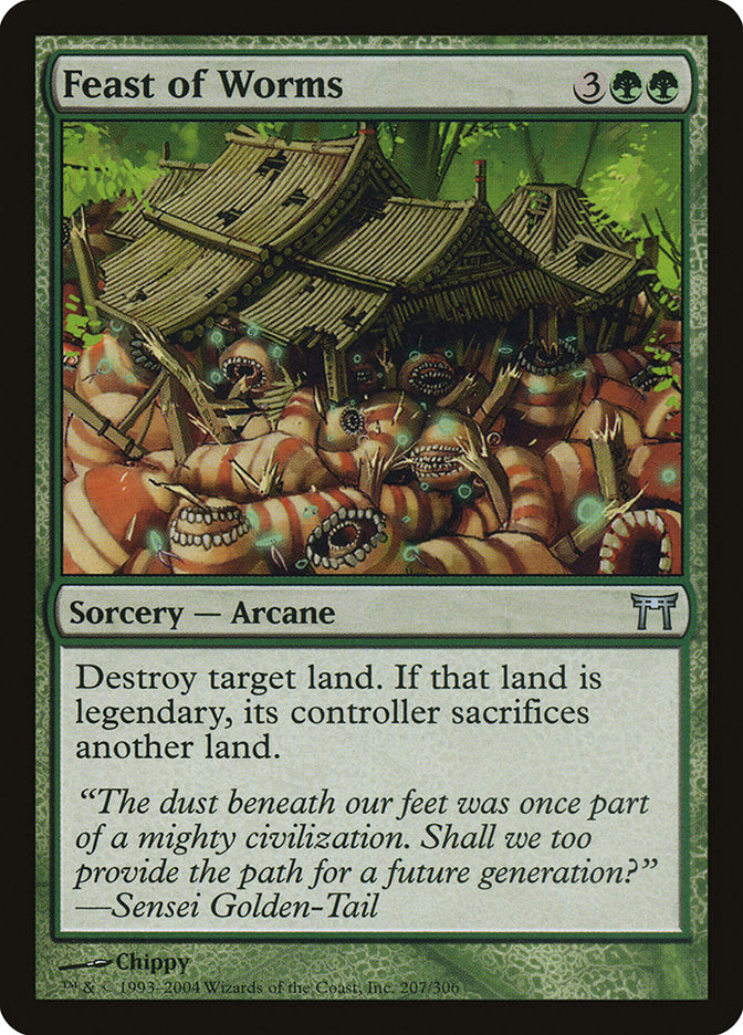Feast of Worms [Champions of Kamigawa] | GrognardGamesBatavia