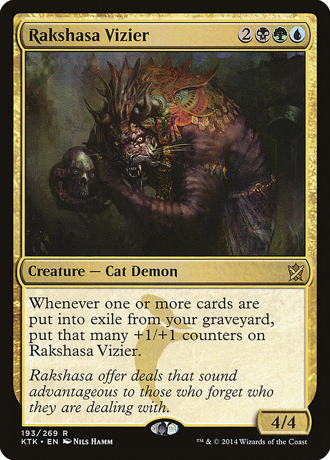 Rakshasa Vizier [Khans of Tarkir] | GrognardGamesBatavia