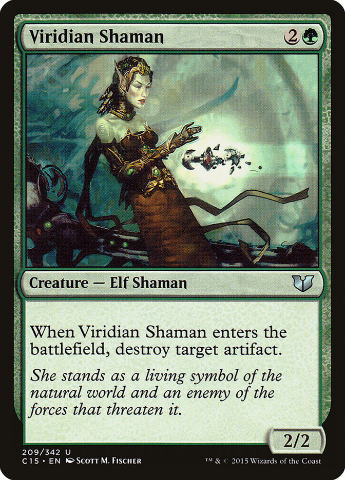 Viridian Shaman [Commander 2015] | GrognardGamesBatavia