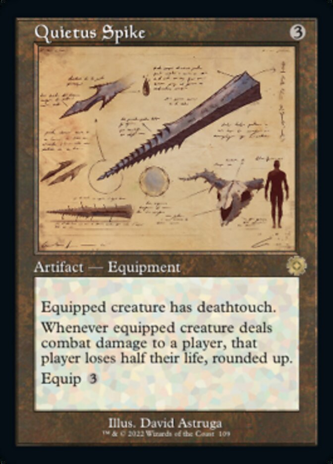 Quietus Spike (Retro Schematic) [The Brothers' War Retro Artifacts] | GrognardGamesBatavia