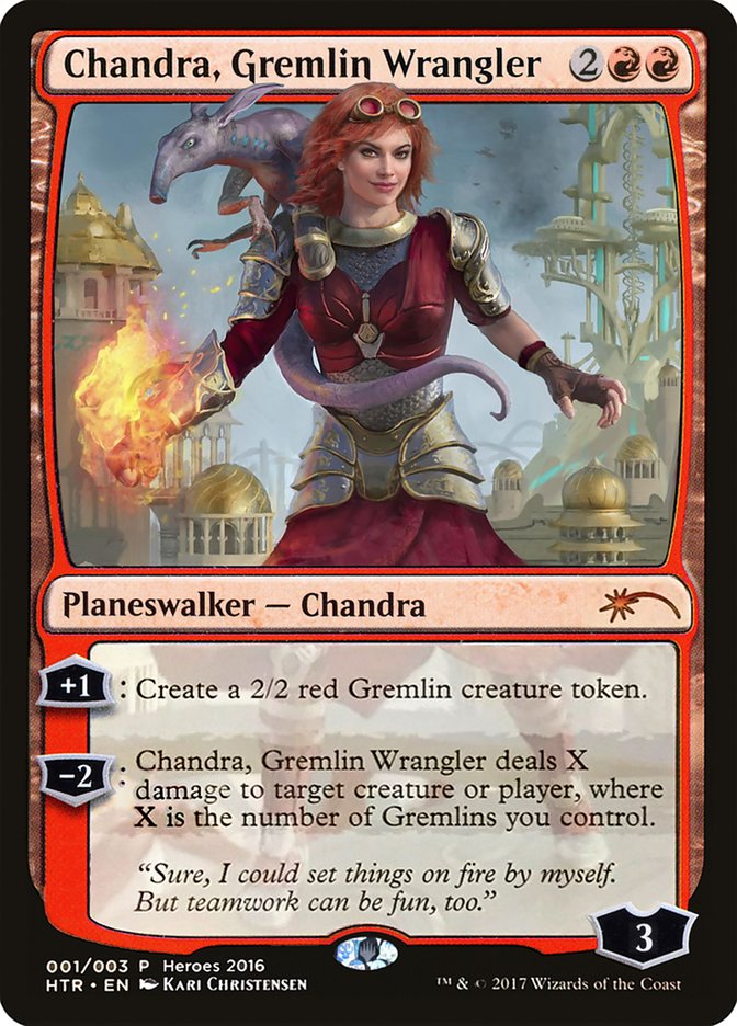 Chandra, Gremlin Wrangler [Heroes of the Realm] | GrognardGamesBatavia